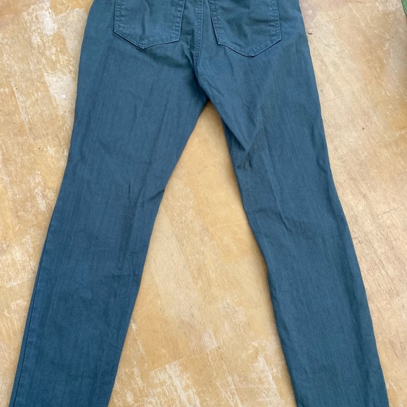 Loft 00p 24 Modern Skinny jean pants Dark hunter green - Picture 5 of 9